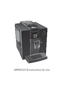 Manual Jura IMPRESSA F8 Coffee Machine