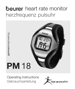 Manual Beurer PM 18 Heart Rate Monitor