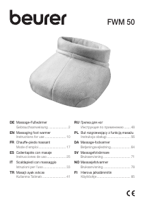Brugsanvisning Beurer FWM 50 Fodvarmer