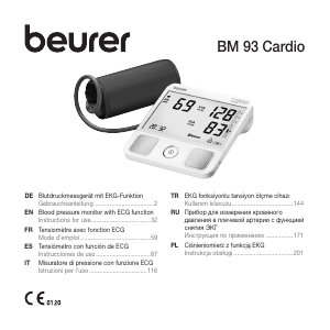 Handleiding Beurer BM 93 Bloeddrukmeter