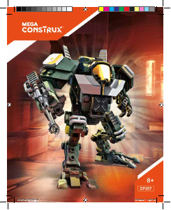 Bedienungsanleitung Mega Construx set DPJ87 Halo Strike cyclops