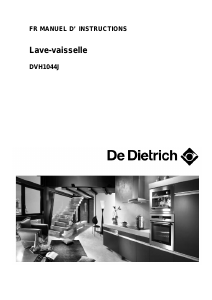 Mode d’emploi De Dietrich DVH1044J Lave-vaisselle
