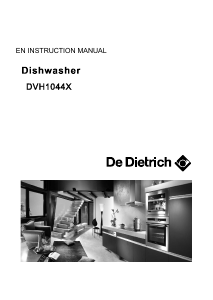 Manual De Dietrich DVH1044X Dishwasher