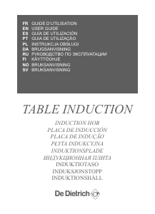 Instrukcja De Dietrich DPI7684XS Płyta do zabudowy