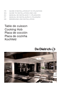 Mode d’emploi De Dietrich DTV1124X Table de cuisson