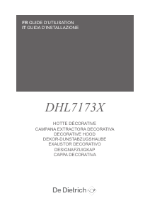 Manuale De Dietrich DHL7173X Cappa da cucina