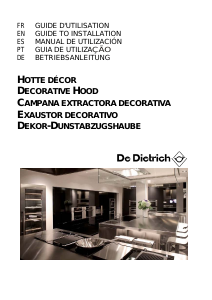 Manual de uso De Dietrich DHE1146A Campana extractora