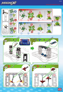 Manual Mega Bloks set 29419 Magnext Stunts case