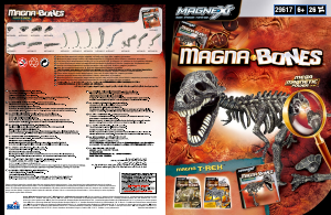 Handleiding Mega Bloks set 29617 Magnext Magnabones T-Rex