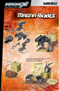 Manual Mega Bloks set 29614 Magnext Magnabones T-Rex