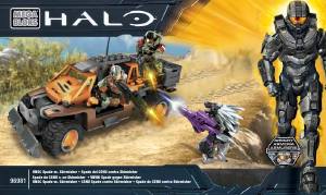 Manual Mega Bloks set 96981 Halo UNSC Spade vs Skirmisher