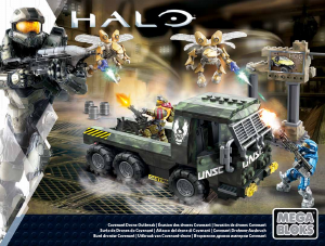 Handleiding Mega Bloks set CND03 Halo Covenant drone outbreak