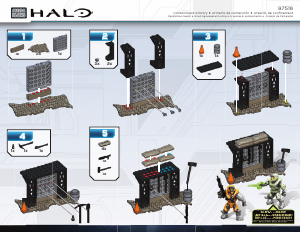 Handleiding Mega Bloks set 97516 Halo Containment armory