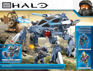 Manual Mega Bloks set 97263 Halo UNSC quad walker