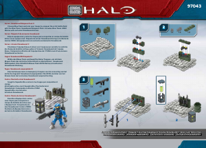 Handleiding Mega Bloks set 97043 Halo Snowbound weapons pack II