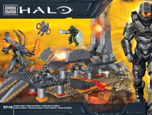 Handleiding Mega Bloks set 97118 Halo Cauldron clash