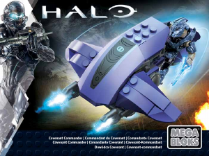 Handleiding Mega Bloks set CNH23 Halo Covenant commander