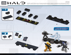 Manual Mega Bloks set 97336 Halo Spartan assault battle pack