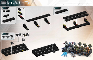 Manual Mega Bloks set CNH01 Halo Outlands skirmish