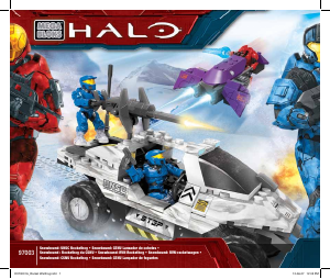 Handleiding Mega Bloks set 97003 Halo Snowbound - UNSC rockethog