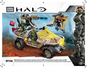 Handleiding Mega Bloks set 97134 Halo UNSC night ops Gausshog