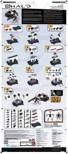 Handleiding Mega Bloks set 97131 Halo UNSC C&C console