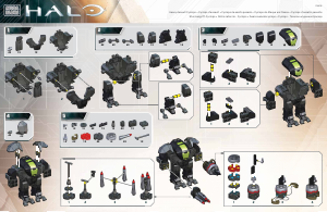 Handleiding Mega Bloks set CNK36 Halo Heavy assault cyclops