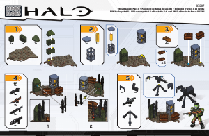 Handleiding Mega Bloks set 97207 Halo UNSC weapons pack II