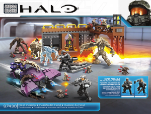 Handleiding Mega Bloks set 97430 Halo Flood invasion