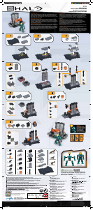 Handleiding Mega Bloks set 97133 Halo UNSC hangar deck