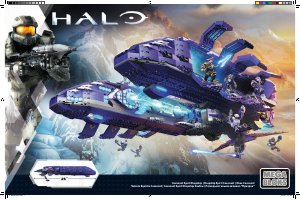 Manual Mega Bloks set DPJ95 Halo Covenant spirit dropship