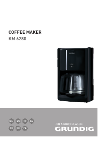 Bedienungsanleitung Grundig KM 6280 Kaffeemaschine