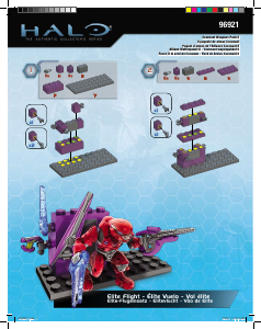 Handleiding Mega Bloks set 96921 Halo Covenant weapons pack II