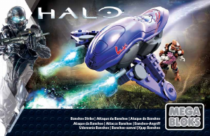 Handleiding Mega Bloks set CNG65 Halo Banshee strike