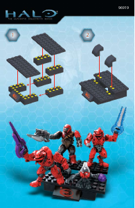 Manual Mega Bloks set 96919 Halo Red Covenant combat unit