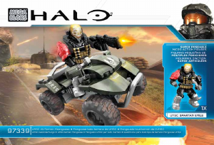 Handleiding Mega Bloks set 97339 Halo UNSC all-terrain mongoose