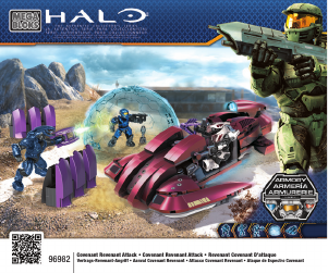 Manual Mega Bloks set 96982 Halo Covenant revenant attack