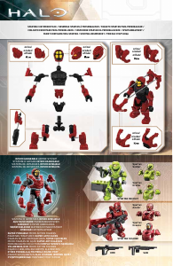 Handleiding Mega Bloks set CNC95 Halo Spartan customizer pack