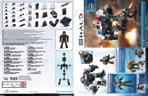 Handleiding Mega Bloks set 97326 Halo Sector 12 police cyclops