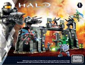 Handleiding Mega Bloks set CNG69 Halo UNSC firebase