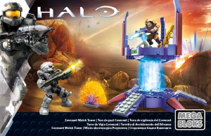 Handleiding Mega Bloks set DKT68 Halo Covenant watch tower