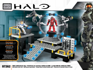 Manual Mega Bloks set 97262 Halo UNSC Infinity armor bay