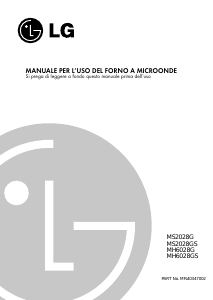 Manuale LG MH6028GS Microonde