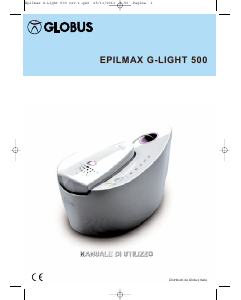 Manuale Globus Epilmax G-Light 500 Epilatore a luce pulsata