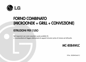 Manuale LG MC-8084WLC Microonde