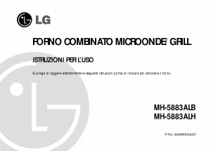 Manuale LG MH-5883ALB Microonde