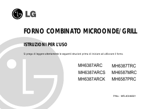 Manuale LG MH6587MRC Microonde