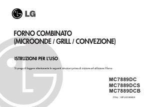 Manuale LG MC7889DCS Microonde