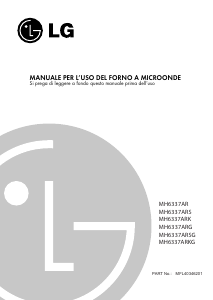 Manuale LG MH6337ARSG Microonde