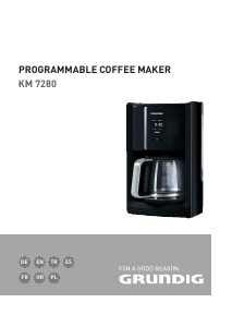 Bedienungsanleitung Grundig KM 7280 Kaffeemaschine